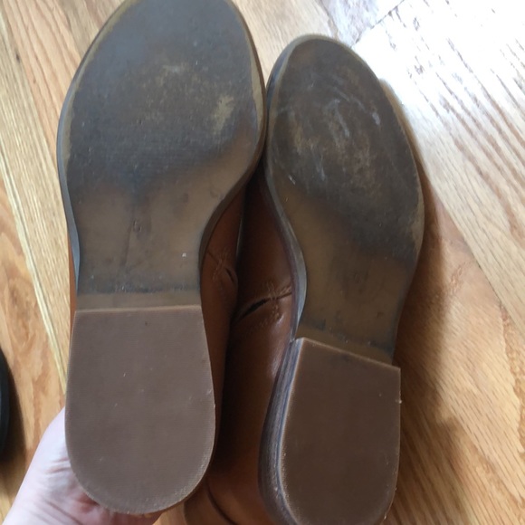 Madewell the kelci flat Tan Leather Ankle Boots 5M - Picture 8 of 8